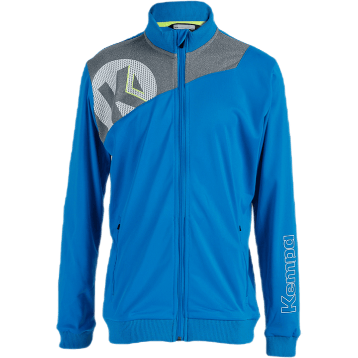 Core 2.0 Poly Jacke Jr Blau/Grau