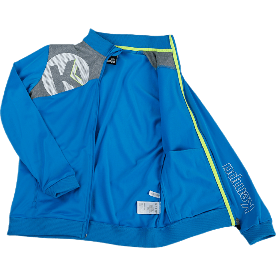 Core 2.0 Poly Jacke Jr Blau/Grau