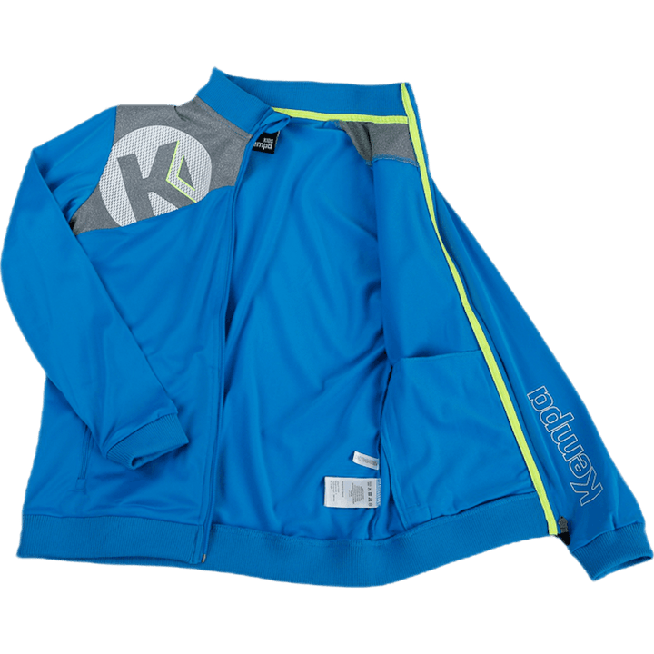 Core 2.0 Poly Jacke Jr Blau/Grau