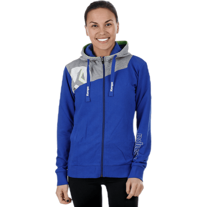 Core 2.0 Hood Jacket W Blau/Grau