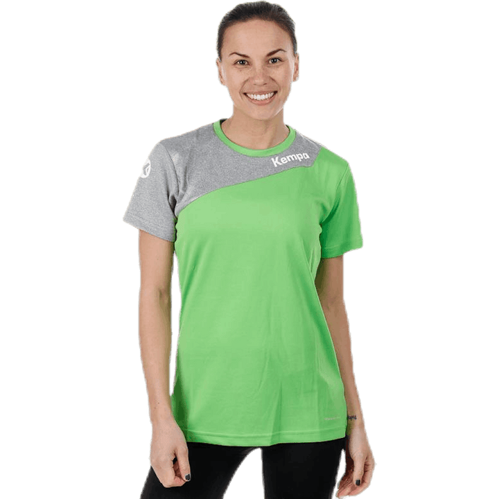 Core 2.0 Shirt W Grün/Grau