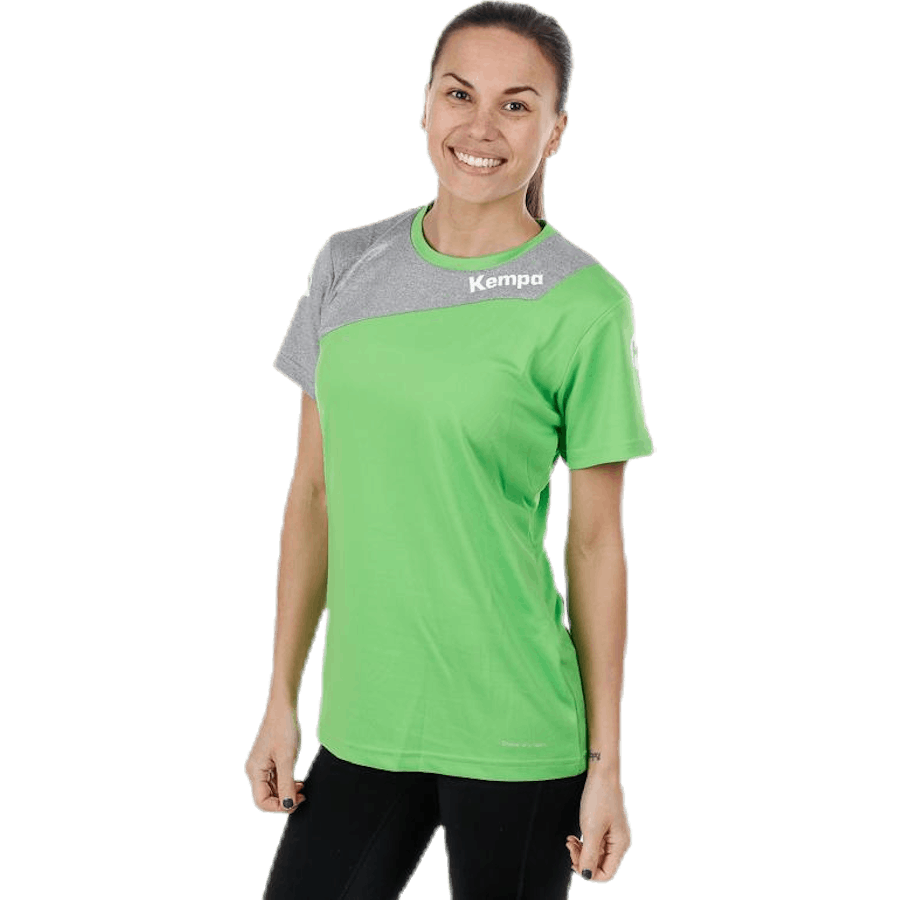 Core 2.0 Shirt W Grün/Grau