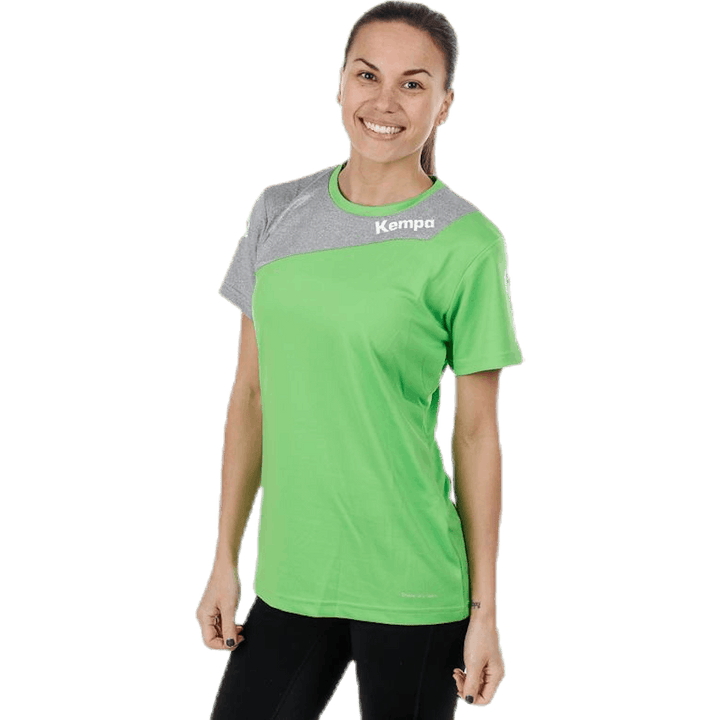 Core 2.0 Shirt W Grün/Grau