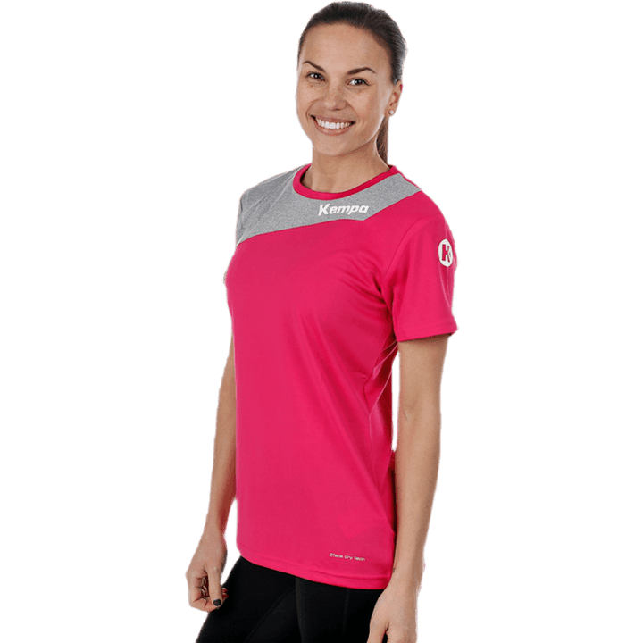 Core 2.0 Shirt W Pink/Grey