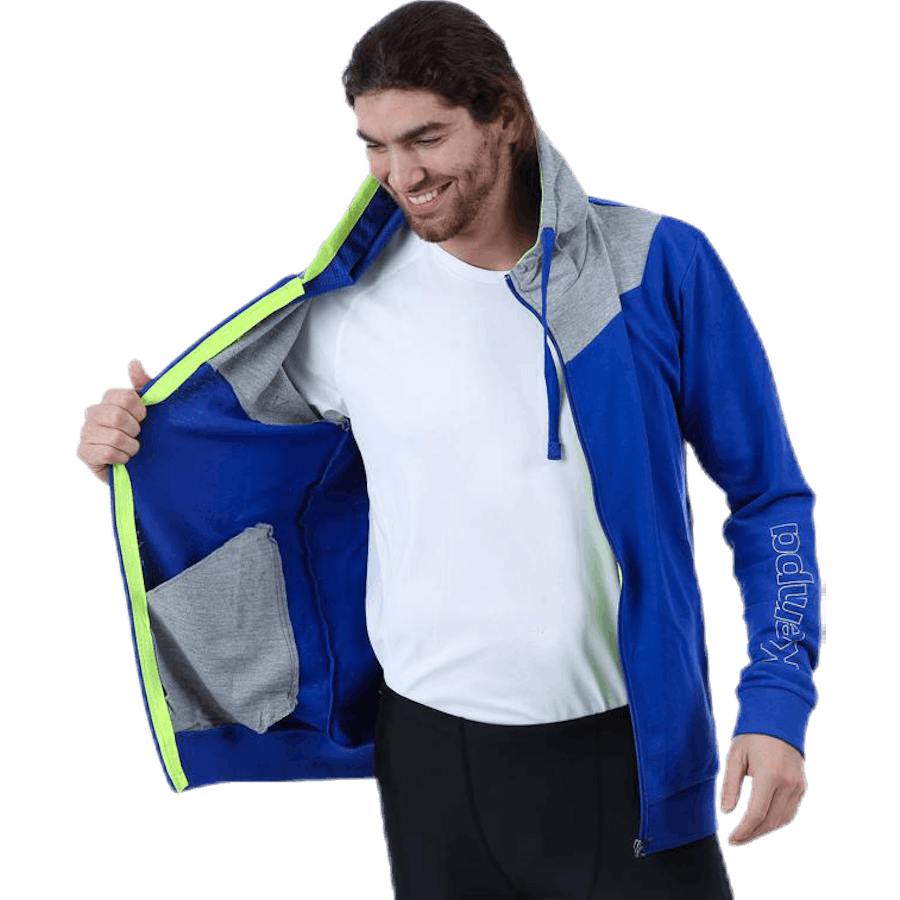 Core 2.0 Hood Jacket Blau/Grau