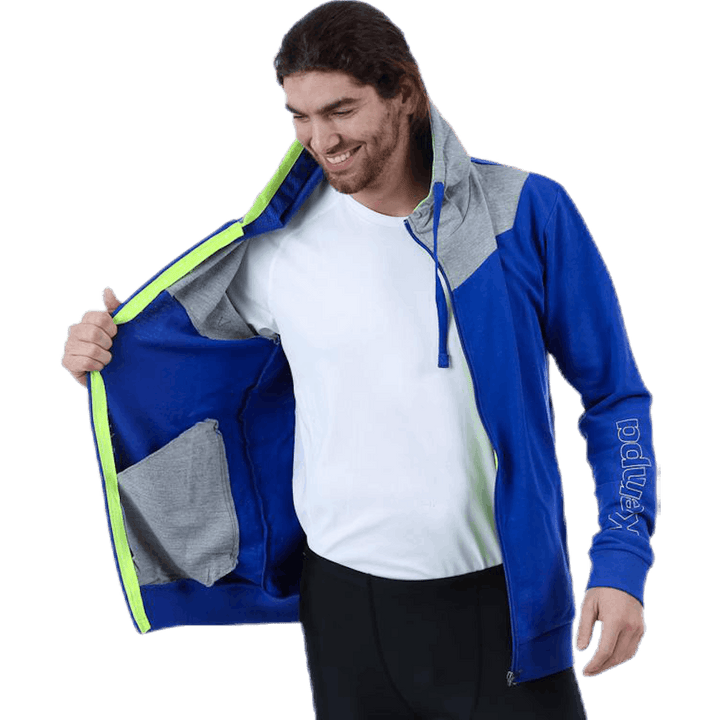 Core 2.0 Hood Jacket Blau/Grau