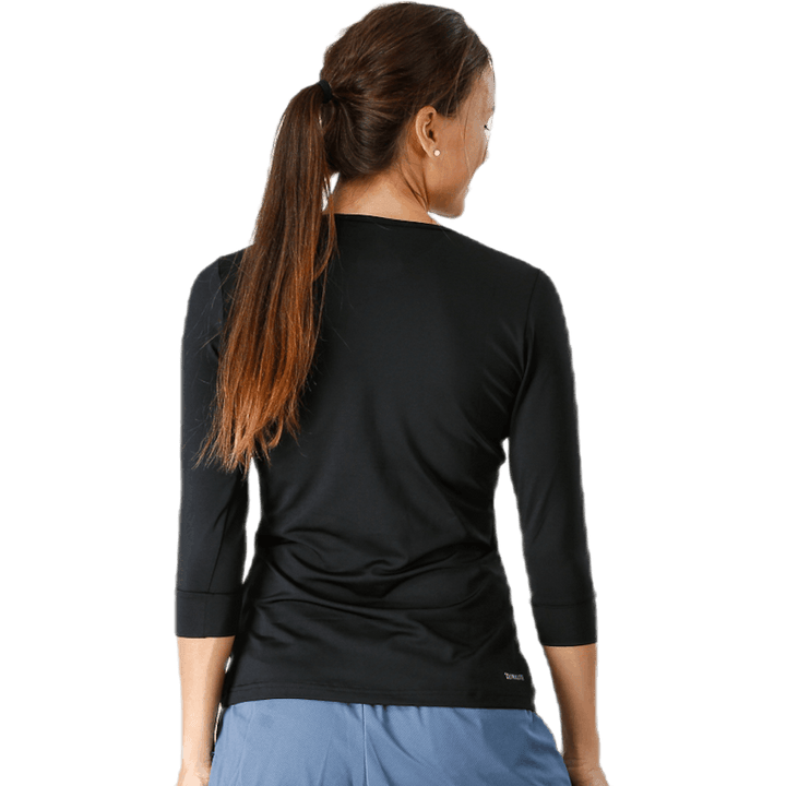 Advantage 3/4 Ärmel Tee Schwarz