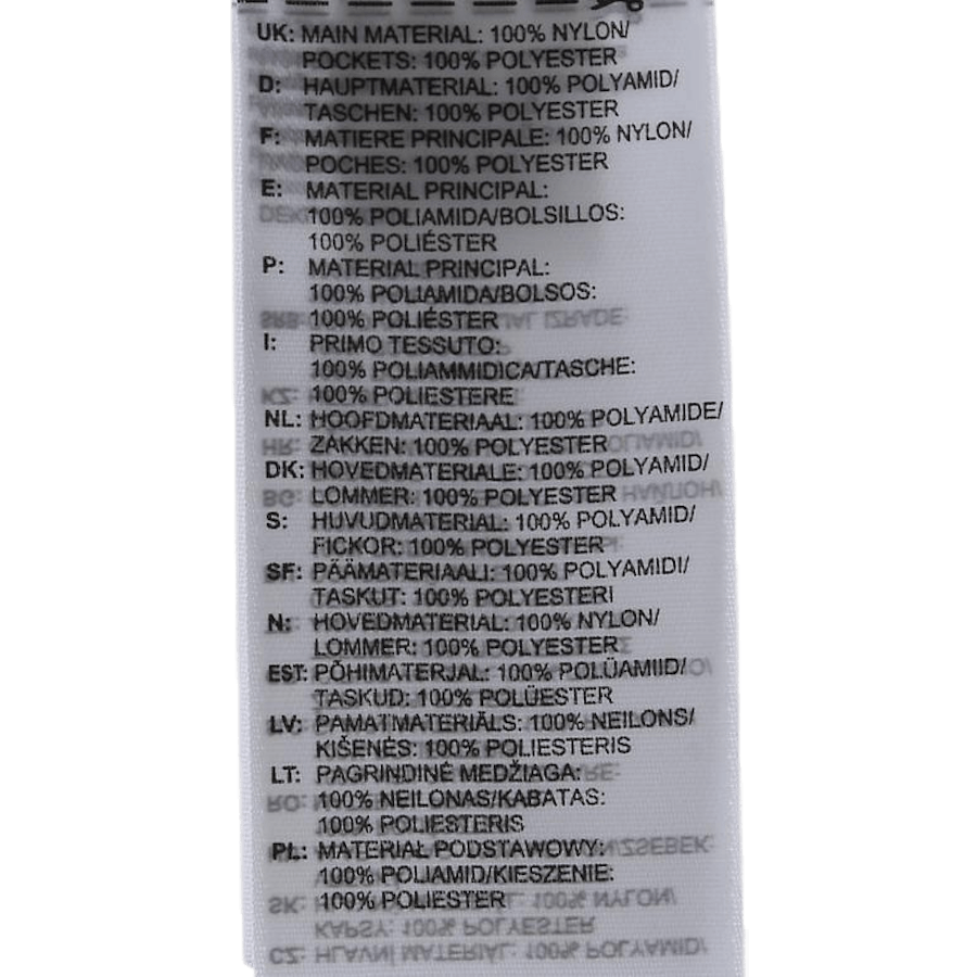 Packbarer gewebter Anorak Weiß