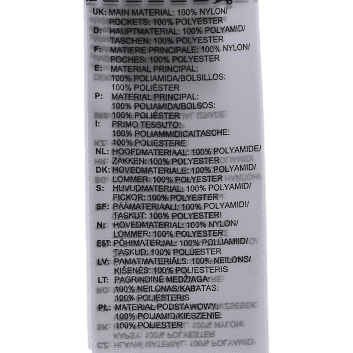 Packbarer gewebter Anorak Weiß