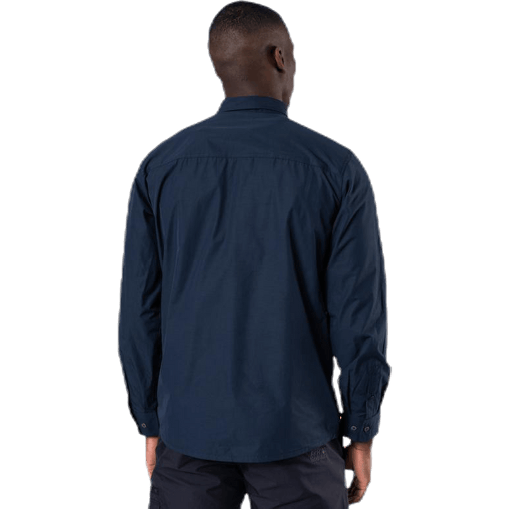 Lakeside Roll-Up Hemd Blau