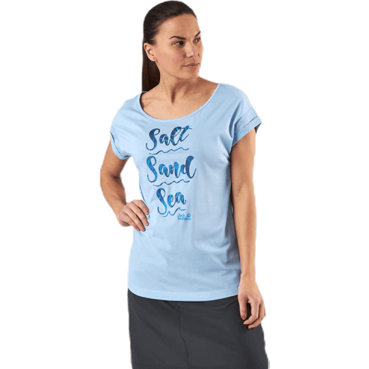 Salz Sand Meer Tee Blau