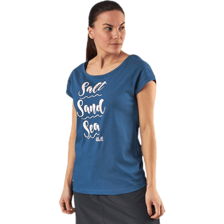 T-shirt bleu Salt Sand Sea