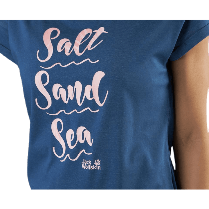 T-shirt bleu Salt Sand Sea