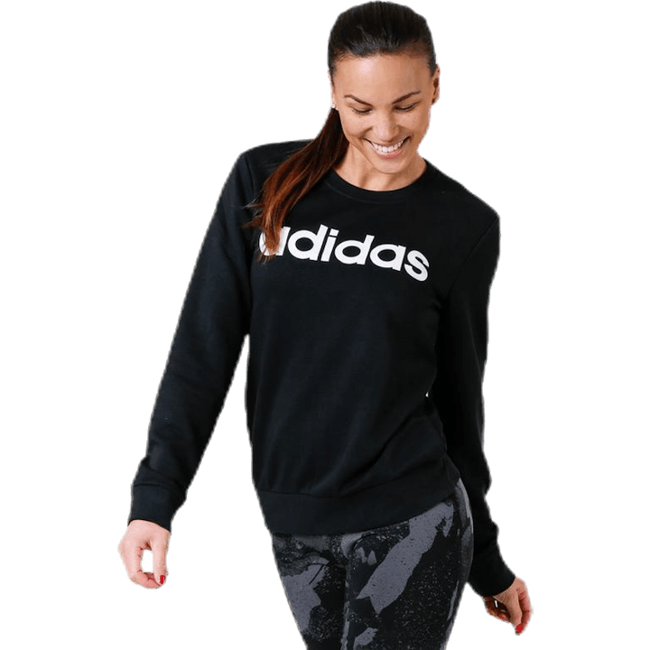 Essentials Linearer Rundhalsausschnitt Schwarz / Weiß