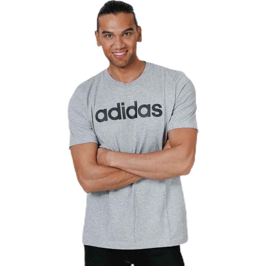 Essentials Linear T-Shirt Medium Grey Heather / Svart