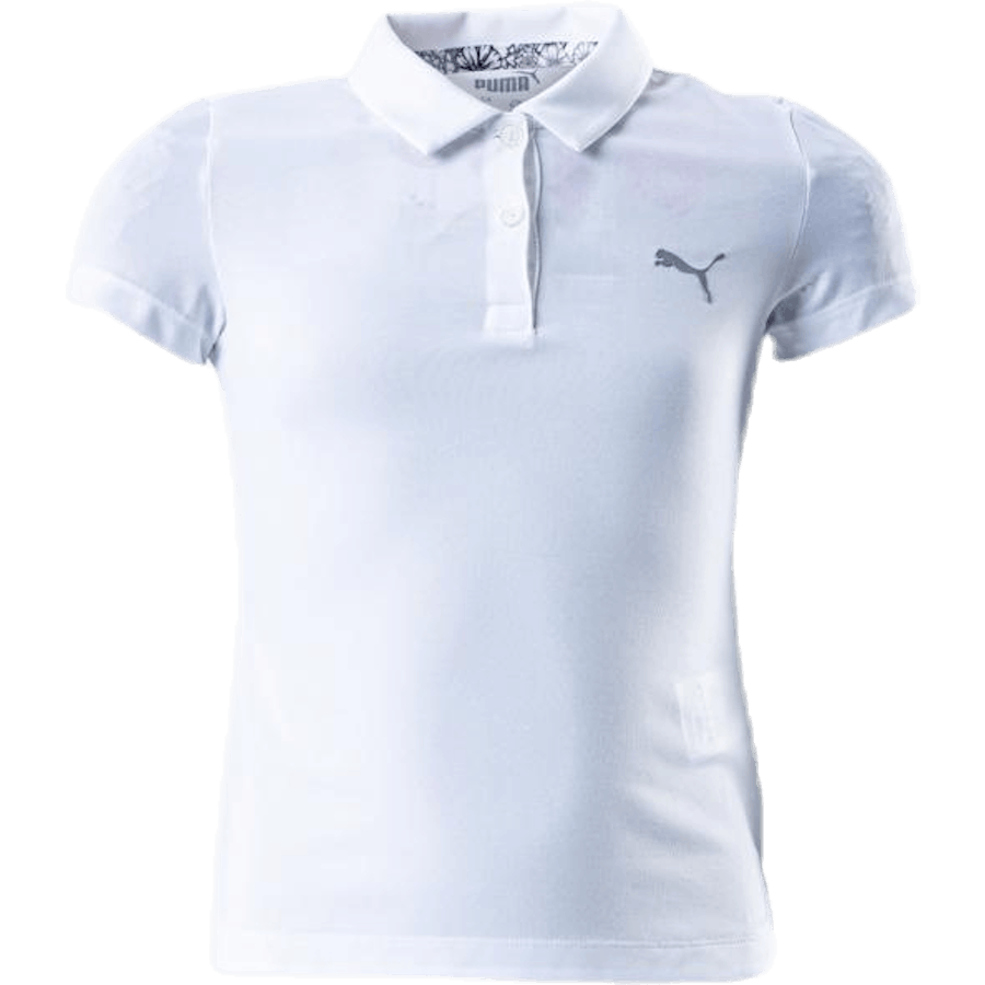 Mädchen Essential Polo Weiß