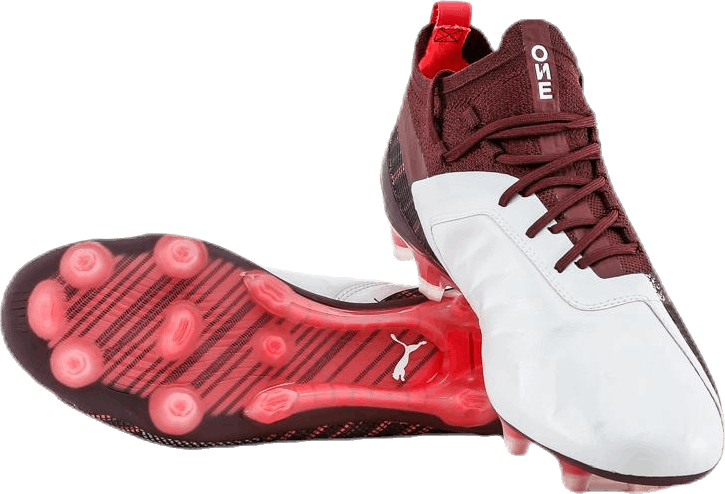 Puma One 5.1 FG/AG Wns White/Red