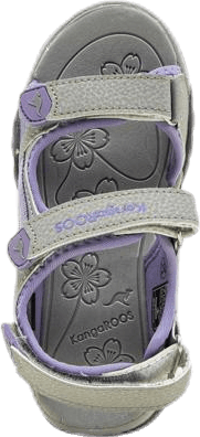 Sandalenglanz Lila/Grau