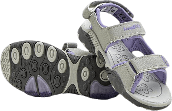 Sandalenglanz Lila/Grau