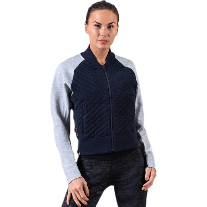 W VRCT JKT HB Blau/Grau