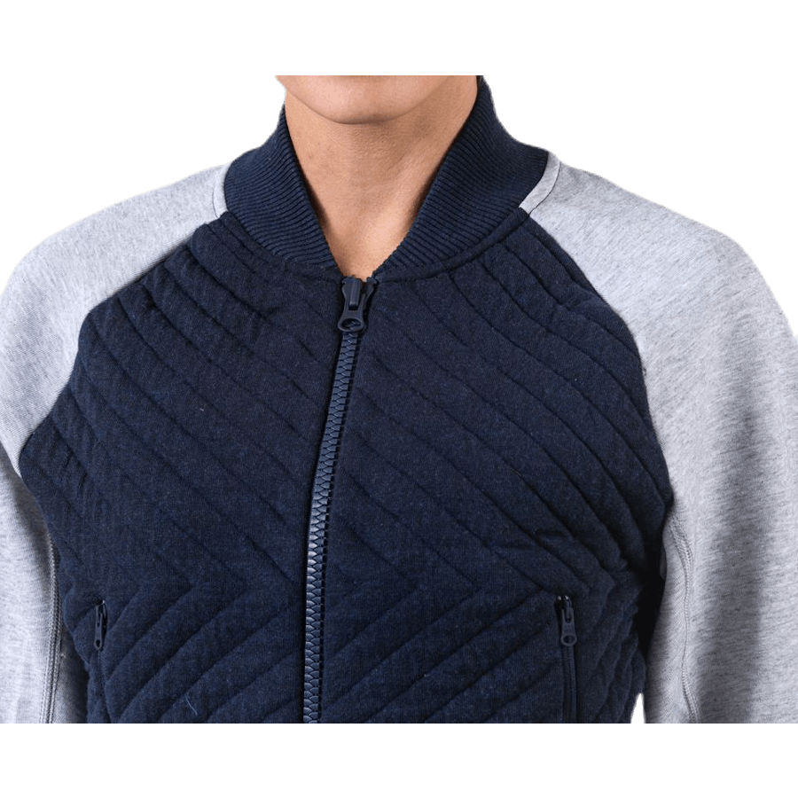 W VRCT JKT HB Blau/Grau