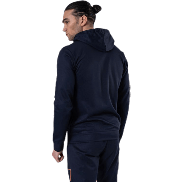 Sweat à capuche Aac Fz noir/rouge