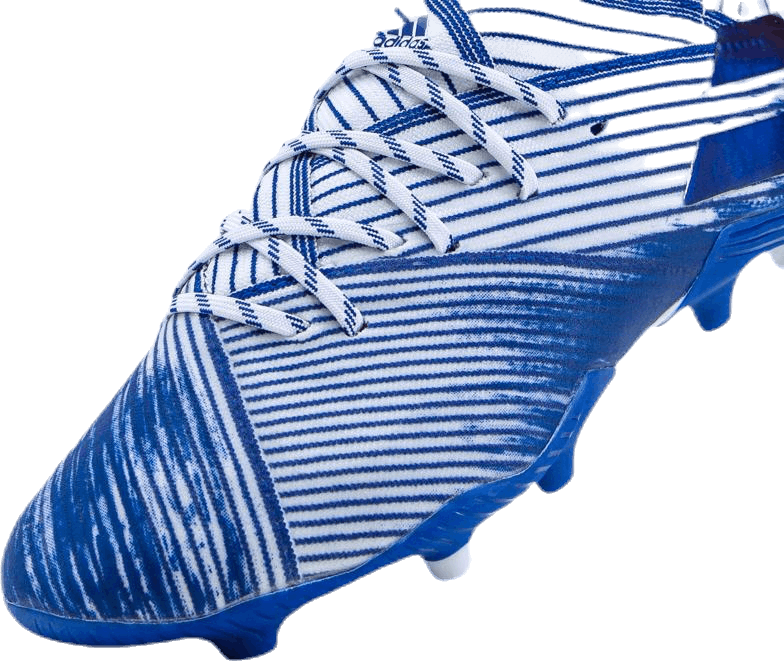 Botas Nemeziz 19.1 Firm Ground Blanco Nube / Azul Real / Azul Real