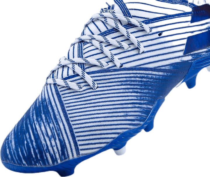 Botas Nemeziz 19.1 Firm Ground Blanco Nube / Azul Real / Azul Real