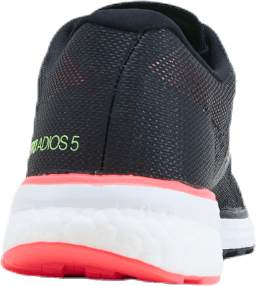 Chaussures Adizero Adios 5 : Noir/Noir/Rose vif/Corail