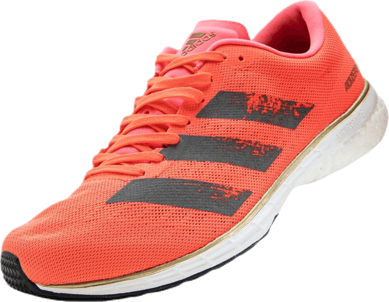 Adizero Adios 5 kengät signaali vaaleanpunainen / ydin musta / kupari metallinen / koralli