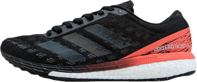 Chaussures Adizero Boston 9 : Noir/Noir/Rose vif/Corail