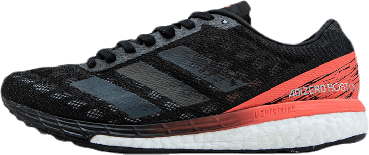 Chaussures Adizero Boston 9 : Noir/Noir/Rose vif/Corail