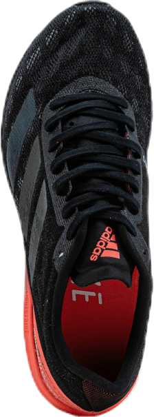 Chaussures Adizero Boston 9 : Noir/Noir/Rose vif/Corail