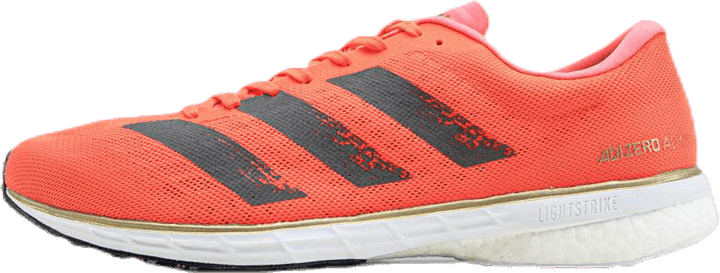 Chaussures Adizero Adios 5 : Rose vif / Noir / Cuivre métallisé / Corail