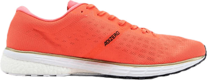 Chaussures Adizero Adios 5 : Rose vif / Noir / Cuivre métallisé / Corail