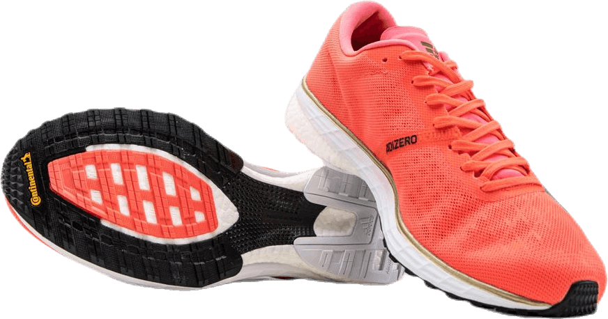 Chaussures Adizero Adios 5 : Rose vif / Noir / Cuivre métallisé / Corail
