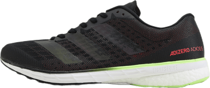 Chaussures Adizero Adios 5 : Noir/Noir/Vert