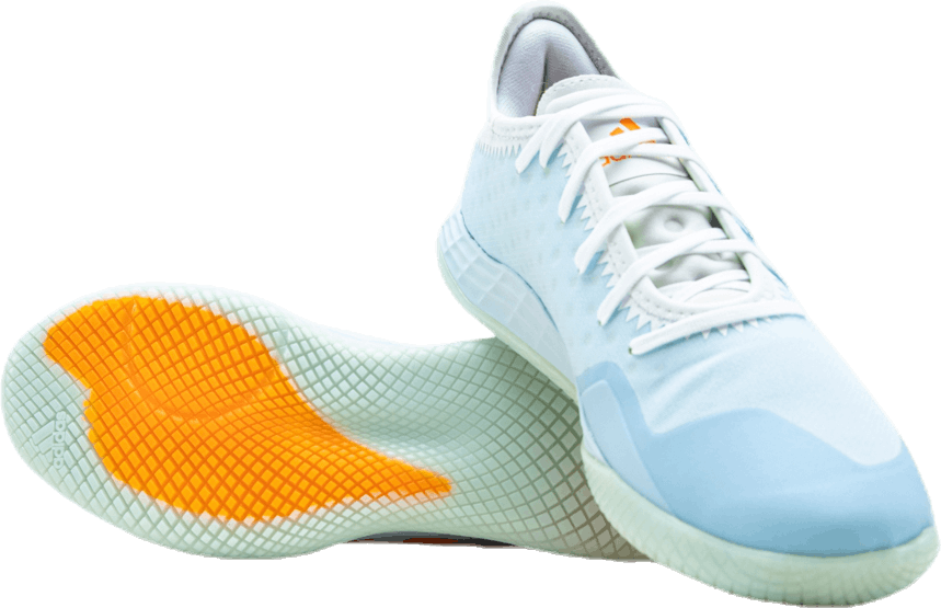 Buty do piłki ręcznej Adizero Fastcourt Sky Tint / Cloud White / Signal Orange