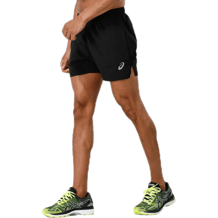 Hõbedane 5" lühike must