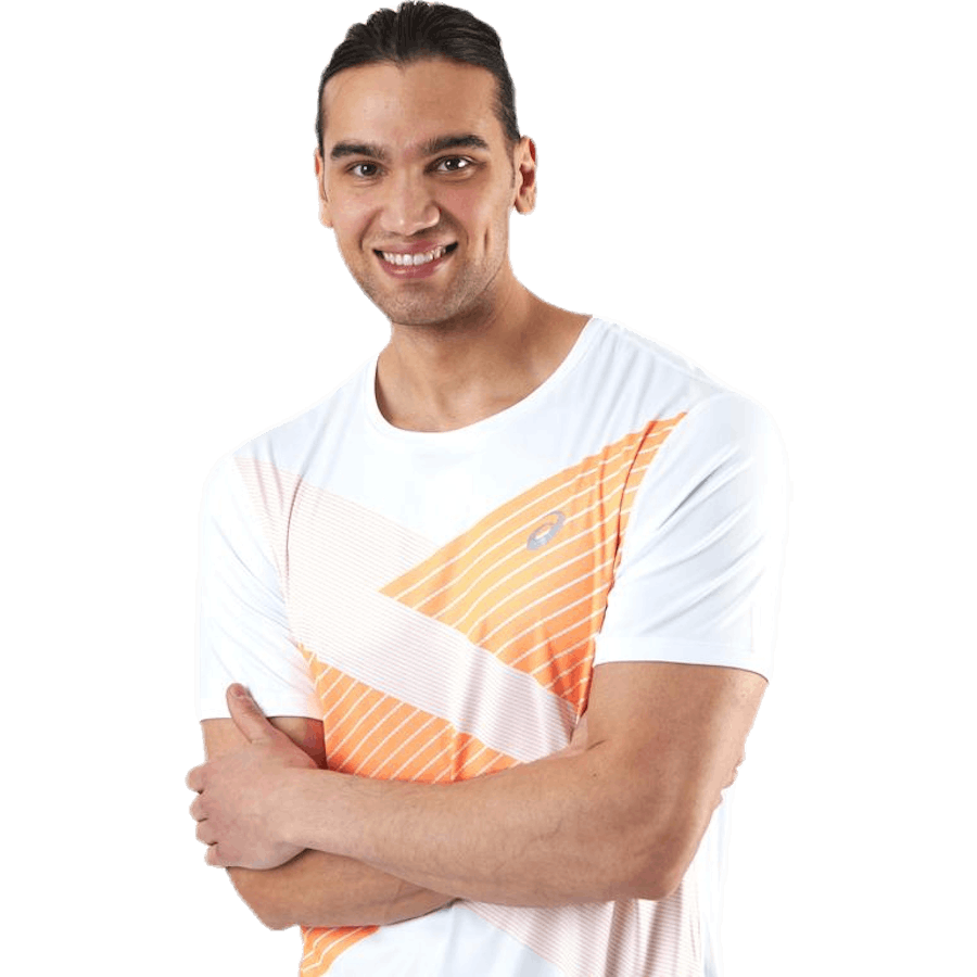 Tokyo SS Topp Orange/Vit