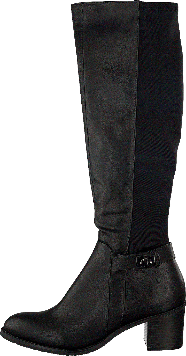 Lange Neoprenstiefel Schwarz