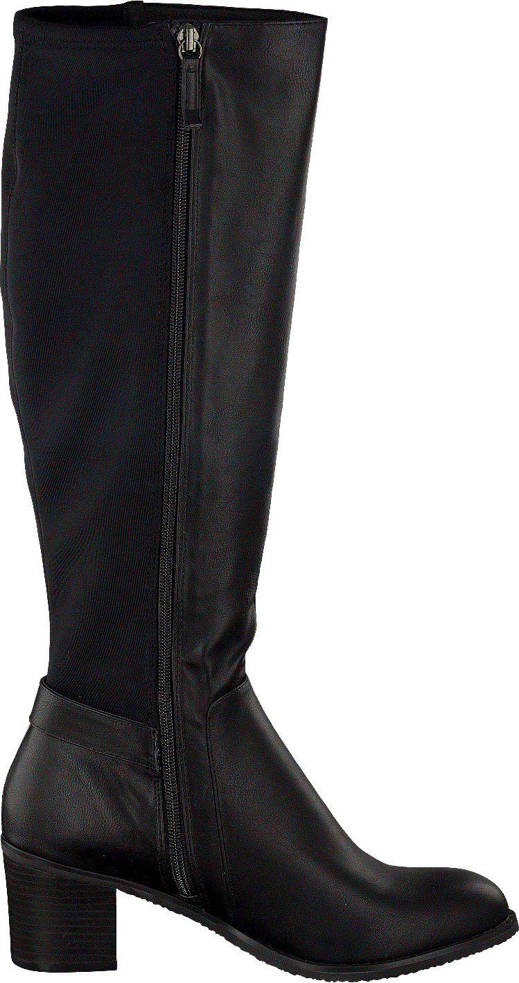 Lange Neoprenstiefel Schwarz