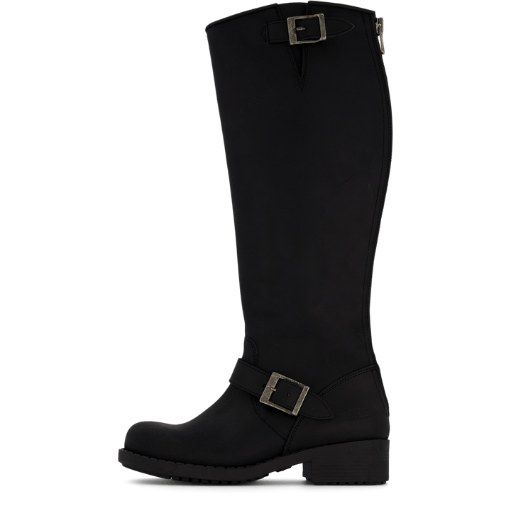 High Zip Back Black/Silver