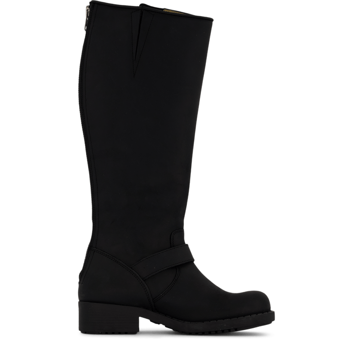 High Zip Back Black/Silver