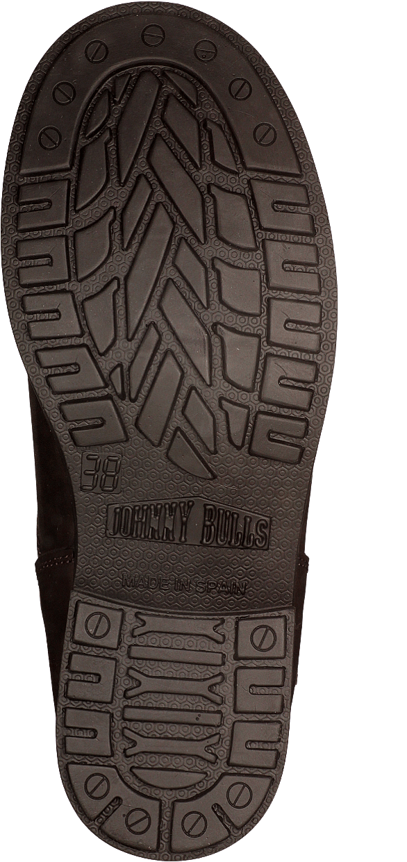 Bota Very Low Zip Back castanha/dourada