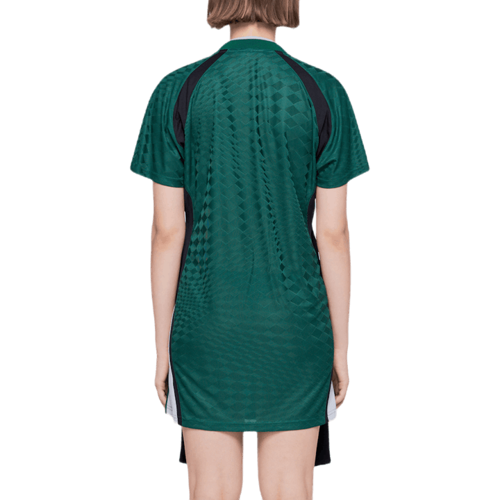 Trikot Front Krawattenkleid Grün
