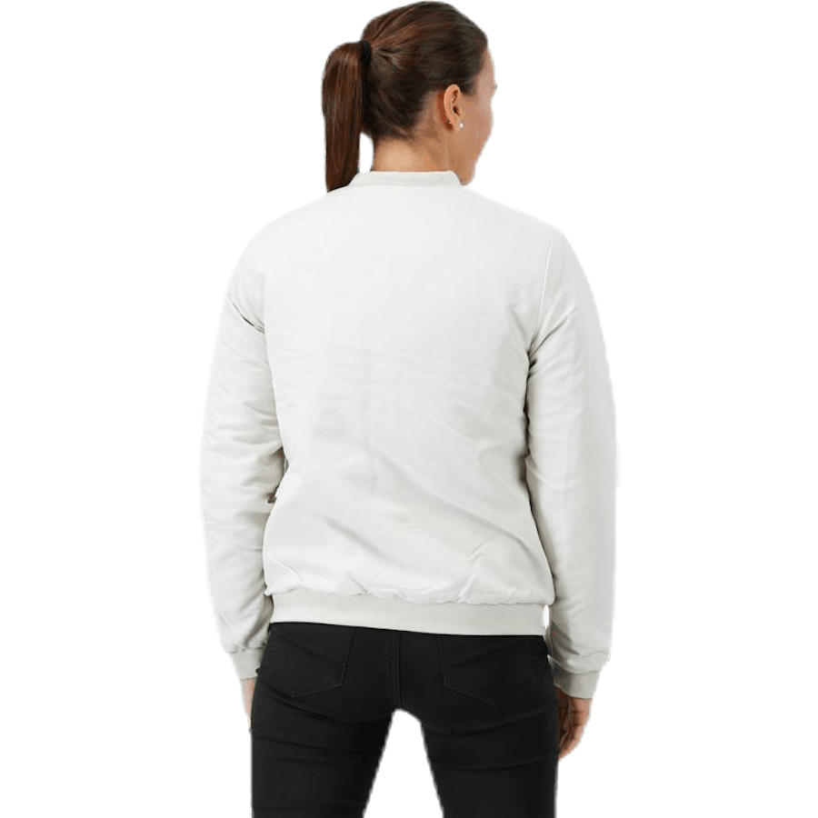 Hatty Reversible Bomber White