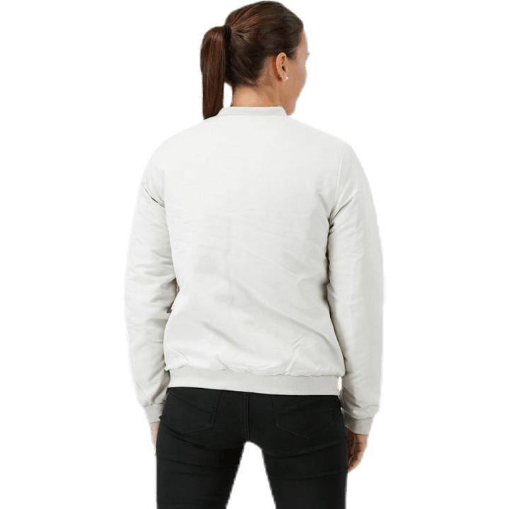 Hatty Reversible Bomber White