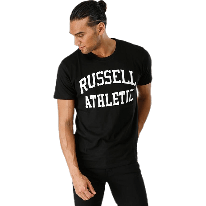 T-shirt ras du cou avec logo noir