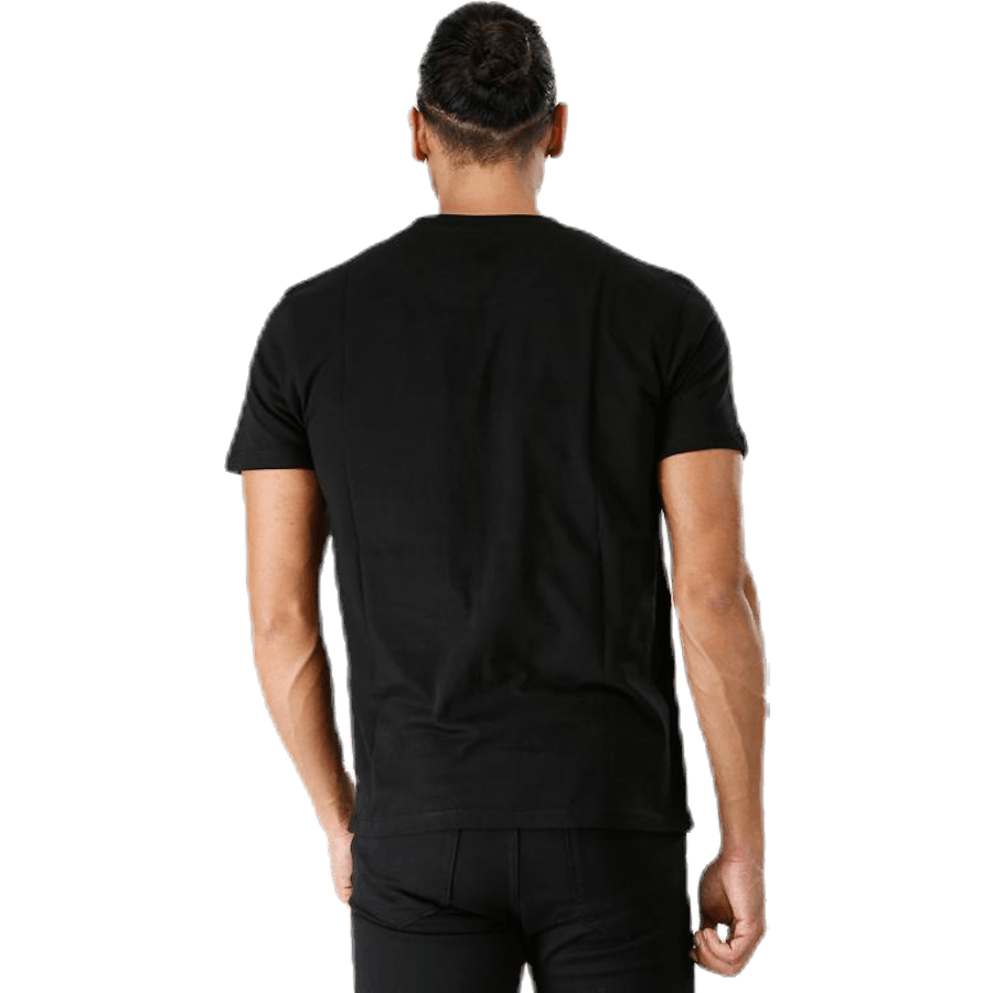 T-shirt ras du cou avec logo noir